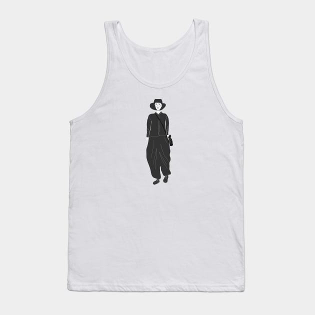 fashion silhouette Tank Top by ellen